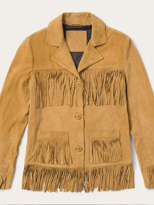 Unique Fringe Women's Suede Jacket